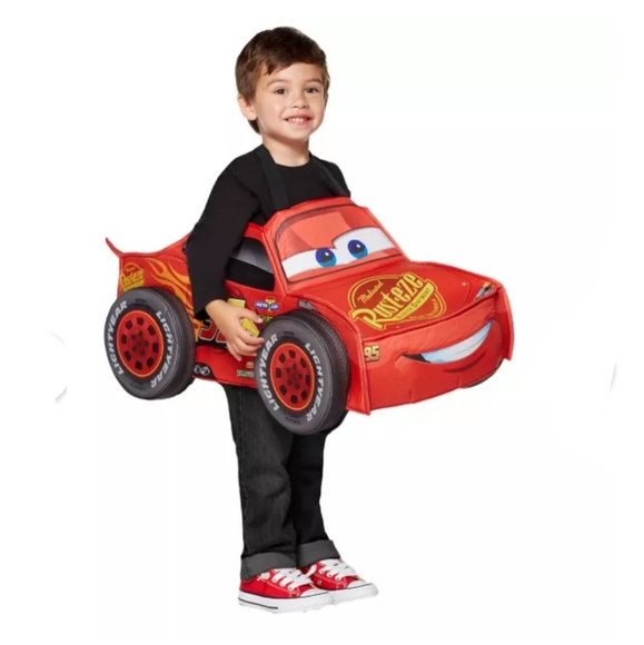 Disney Other - Toddler Cars Lightning McQueen 3D Car Ride-Along Costume Halloween Costume OS